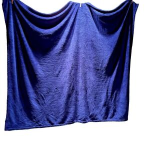 Plush Throw – Cozy and Warm Bed/Living Room Accent 60x52 Blue